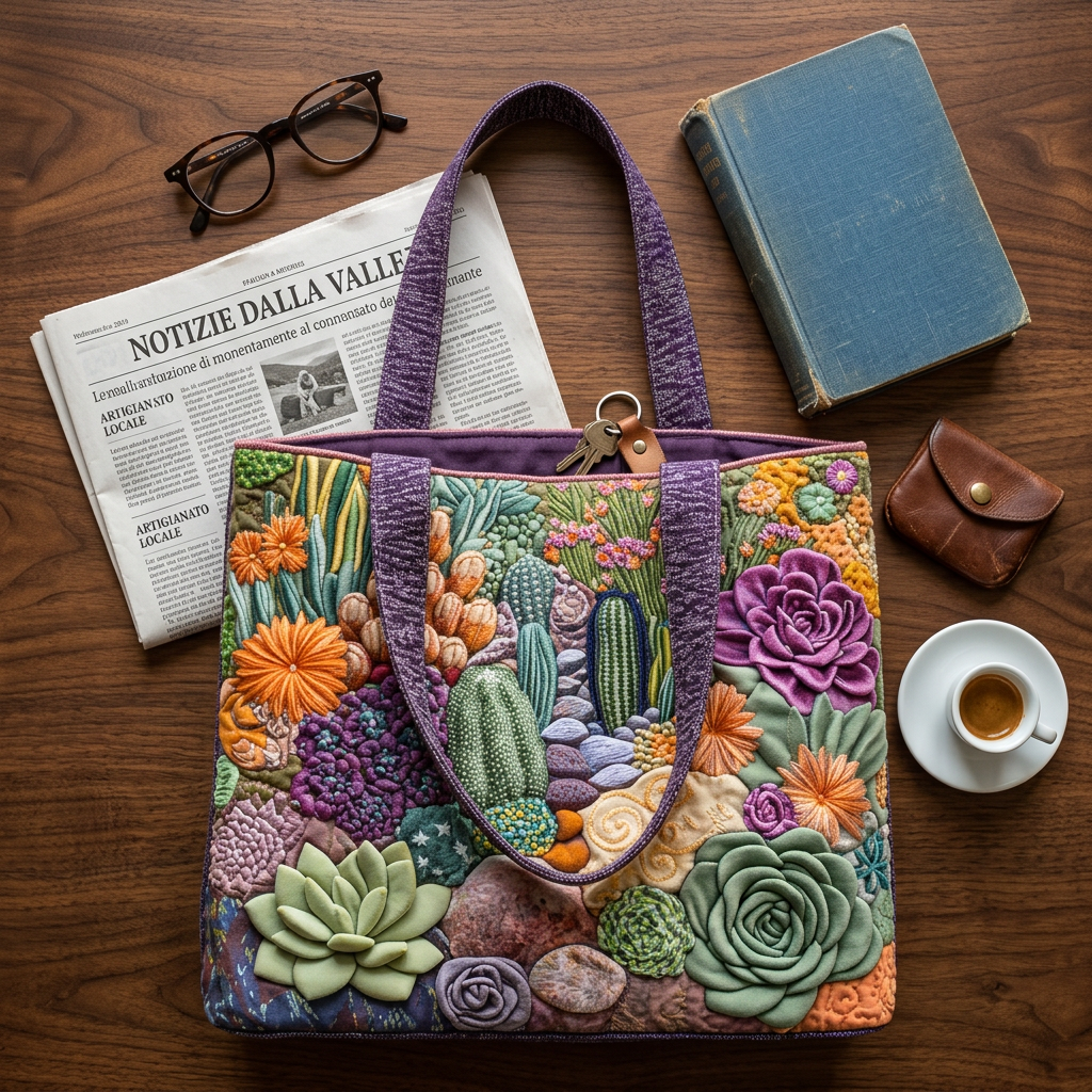 Bolso Jardín de Suculentas
