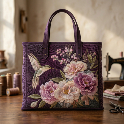 Bolso Colibrí y Orquídeas