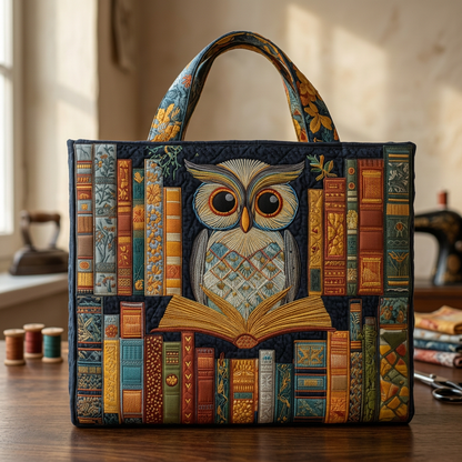 Bolso Búho y Libros Antiguos
