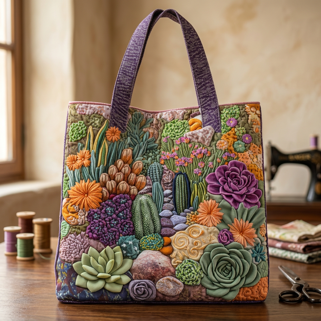 Bolso Jardín de Suculentas