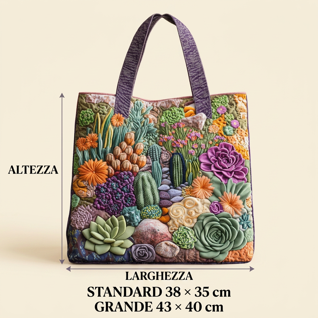 Bolso Jardín de Suculentas