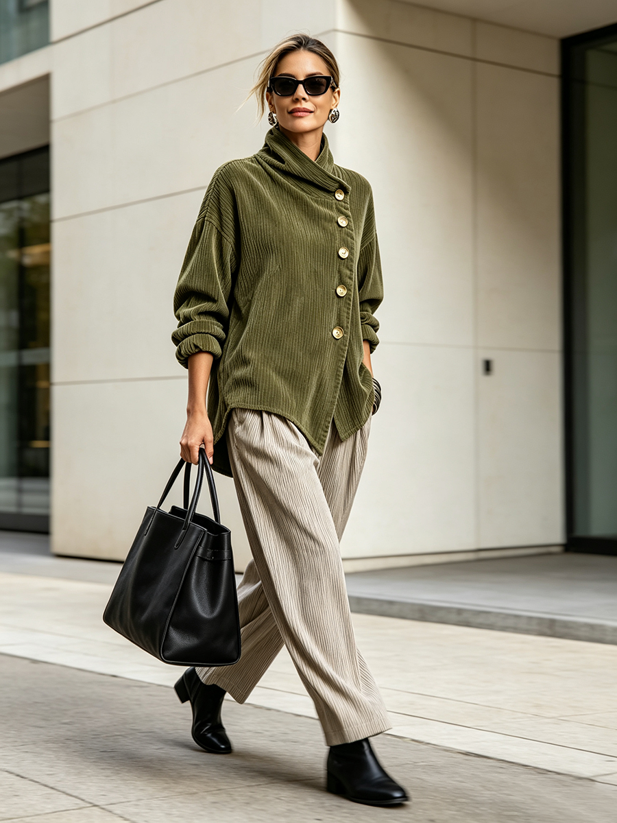 LUCILLA - Verde oliva