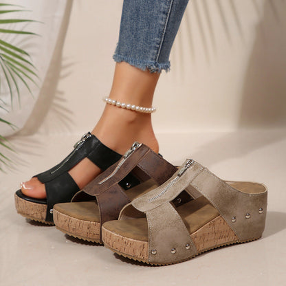 KIARA | Sandalias de cuña con estilo