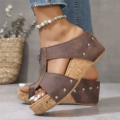 KIARA | Sandalias de cuña con estilo